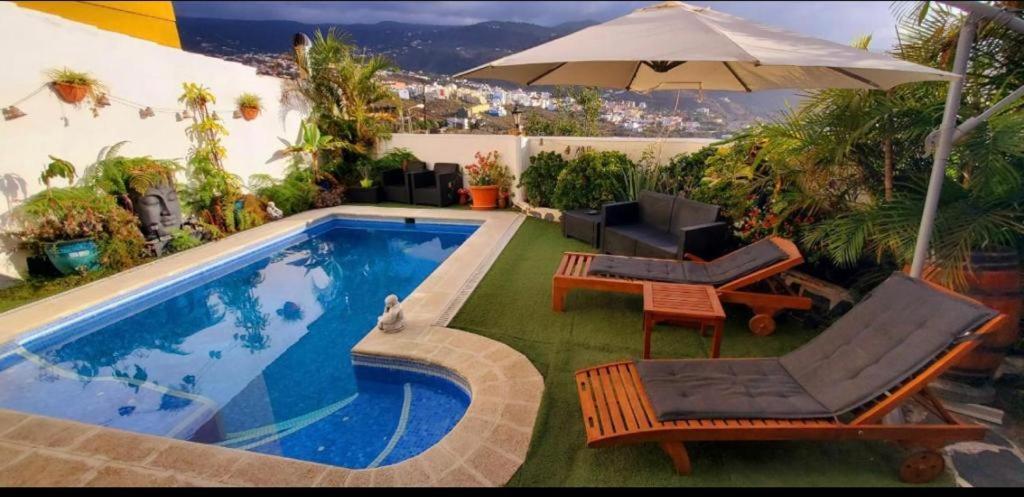 Pintadera House Caracola Apartment อิคอดเดลอสวินอส ภายนอก รูปภาพ
